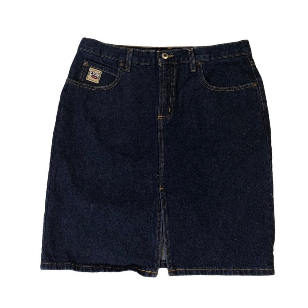 Cruel Girl Jean Pencil Denim Skirt EUC